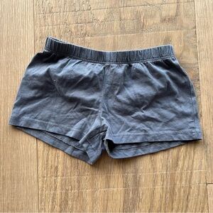 H&M Kids Girls Charcoal Gray Mini Shorts